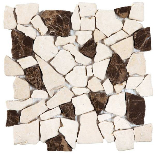 Bati Orient Beige/Brown Opus Mosaic 12x12 