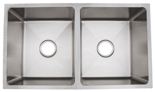 Urban Place Radial and Zero Edge Double Bowl Sink (50/50)