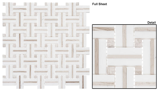 GT Ultra Weave Kalahari Dunes Marble Mosaic (may qualify for free shipping!)  UTW471