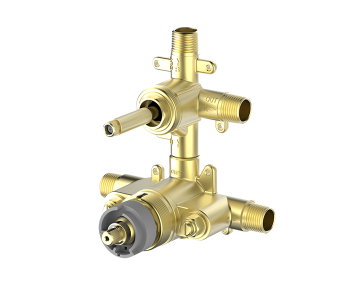 Fluid Rough-in Thermostatic Valve with 2-way Diverter 