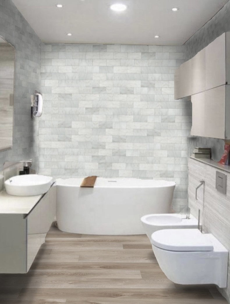 MSI Subway Greecian White Marble 3x6 Polished 