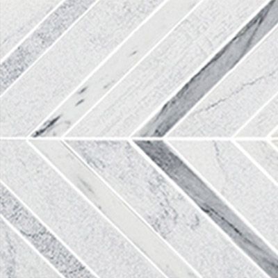 Porcelanosa World Amsterdam Chevron White 7x11